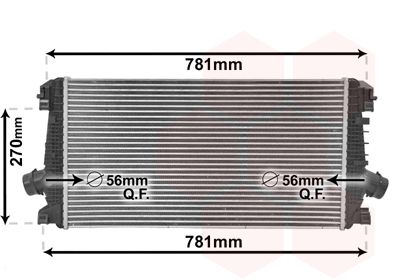 VAN WEZEL Интеркулер 37004550